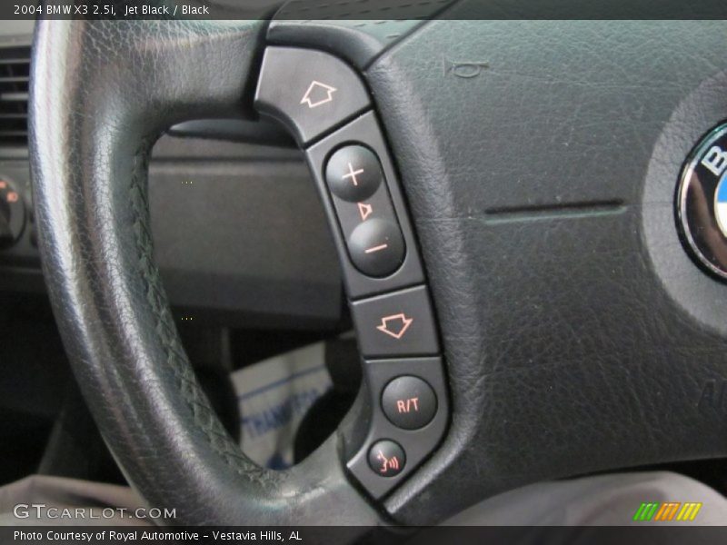 Jet Black / Black 2004 BMW X3 2.5i