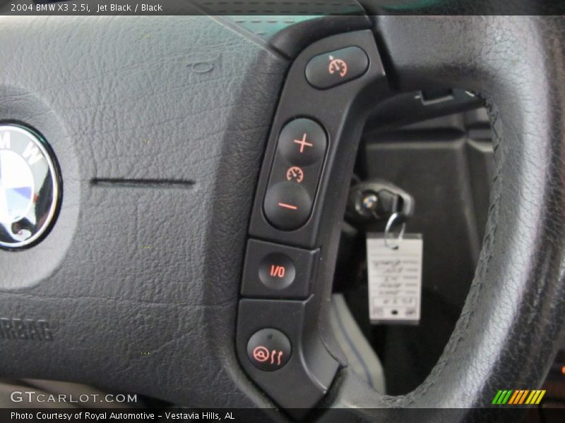Jet Black / Black 2004 BMW X3 2.5i