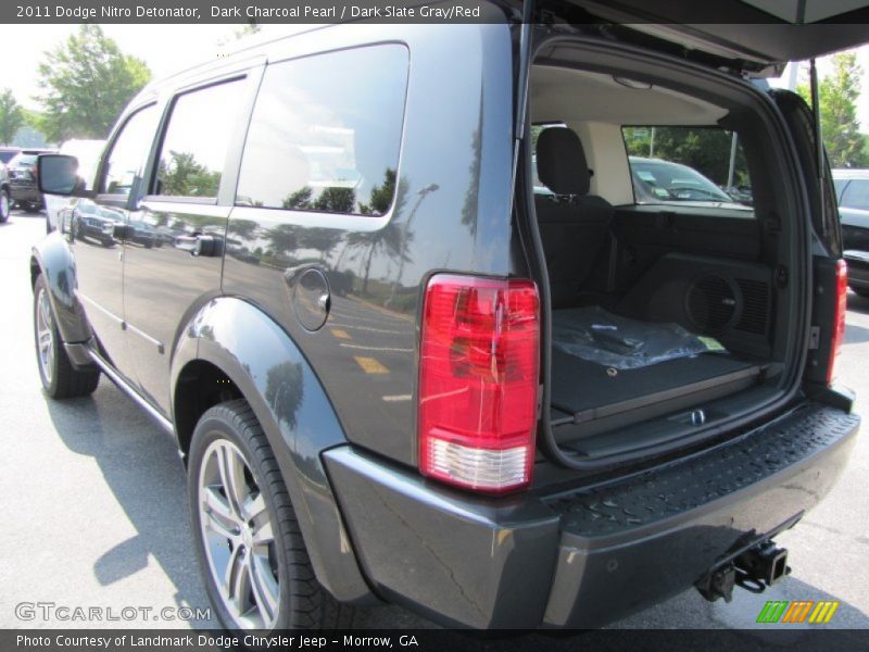 Dark Charcoal Pearl / Dark Slate Gray/Red 2011 Dodge Nitro Detonator