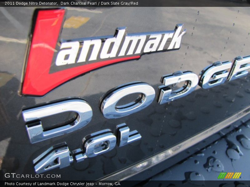 Dark Charcoal Pearl / Dark Slate Gray/Red 2011 Dodge Nitro Detonator