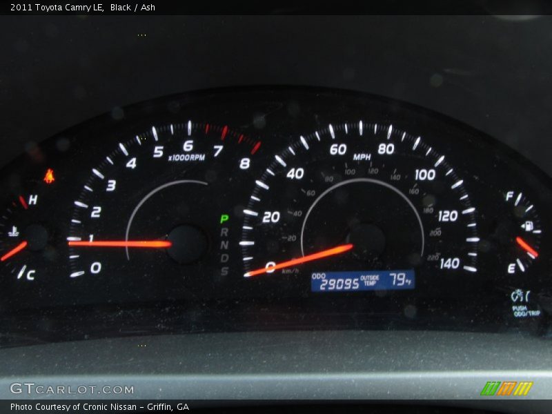 Black / Ash 2011 Toyota Camry LE