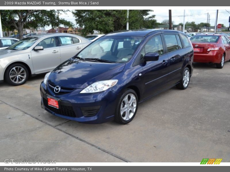 Stormy Blue Mica / Sand 2009 Mazda MAZDA5 Touring