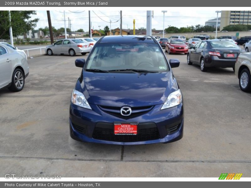 Stormy Blue Mica / Sand 2009 Mazda MAZDA5 Touring