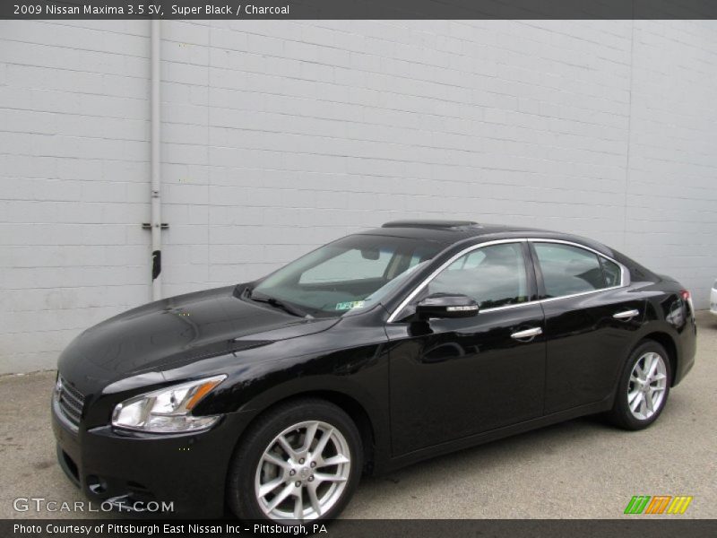 Super Black / Charcoal 2009 Nissan Maxima 3.5 SV