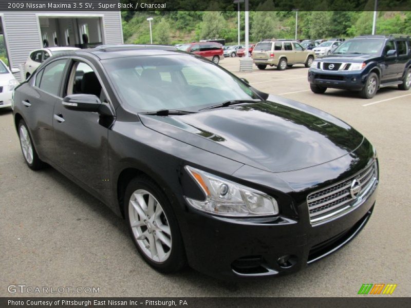 Super Black / Charcoal 2009 Nissan Maxima 3.5 SV