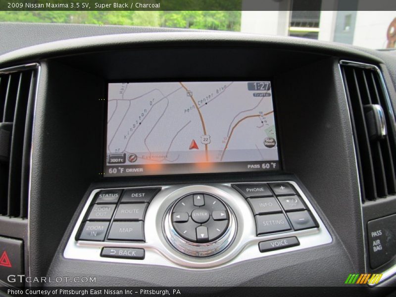 Super Black / Charcoal 2009 Nissan Maxima 3.5 SV