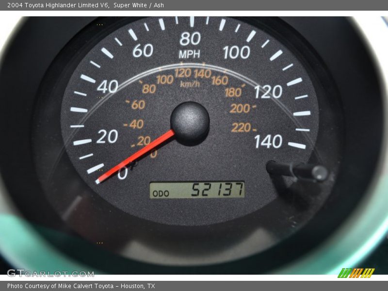 Super White / Ash 2004 Toyota Highlander Limited V6