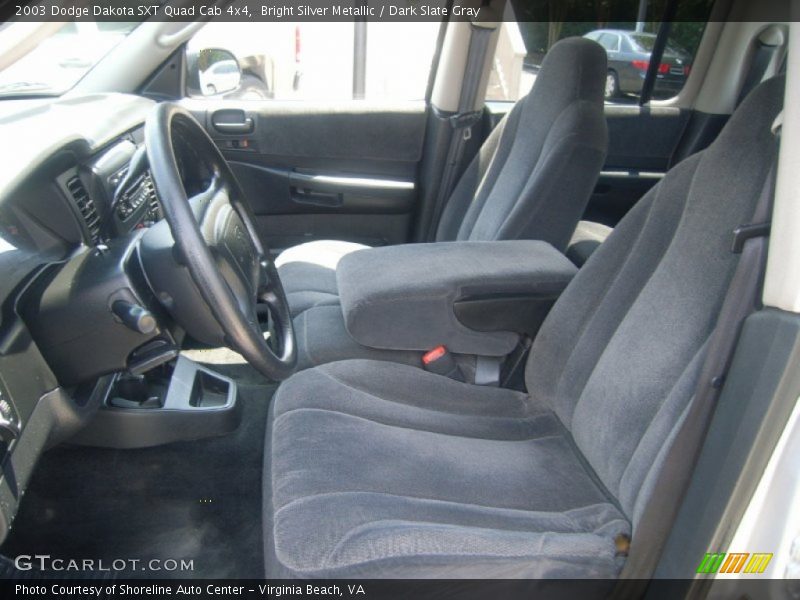  2003 Dakota SXT Quad Cab 4x4 Dark Slate Gray Interior