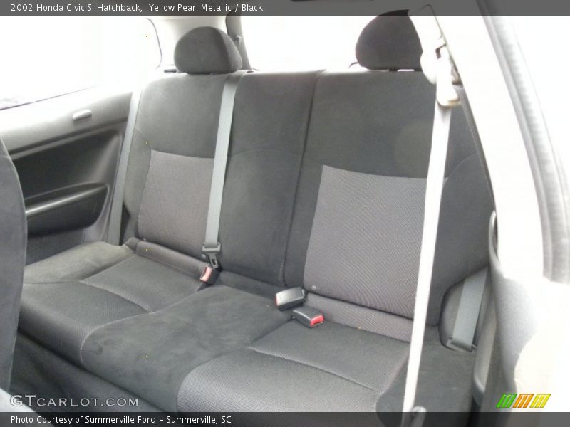 Yellow Pearl Metallic / Black 2002 Honda Civic Si Hatchback