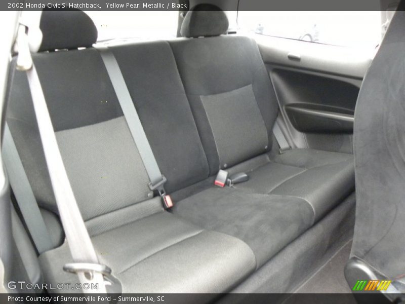 Yellow Pearl Metallic / Black 2002 Honda Civic Si Hatchback