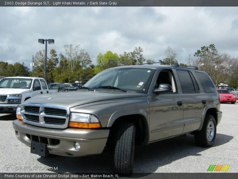 Light Khaki Metallic / Dark Slate Gray 2003 Dodge Durango SLT