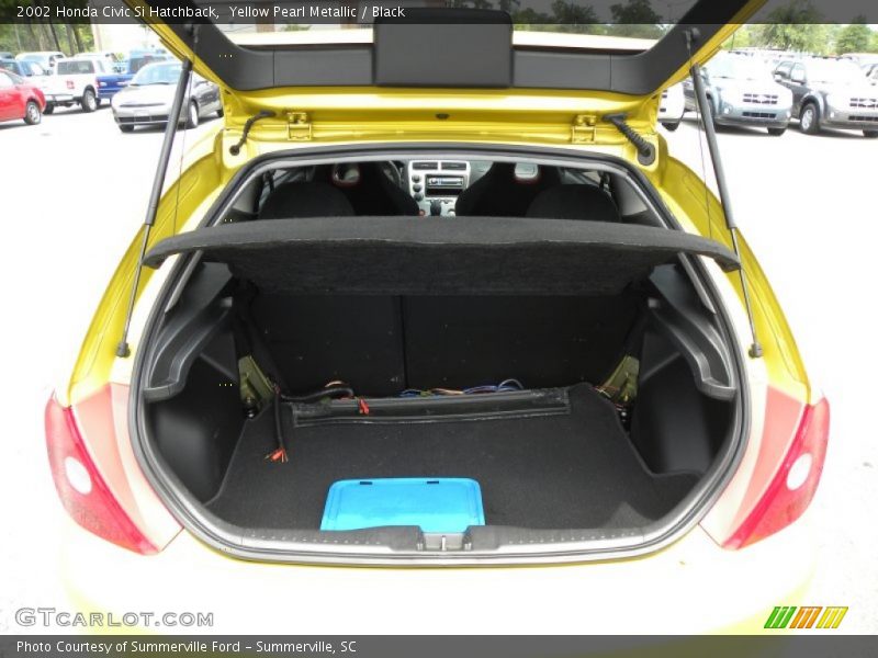 Yellow Pearl Metallic / Black 2002 Honda Civic Si Hatchback