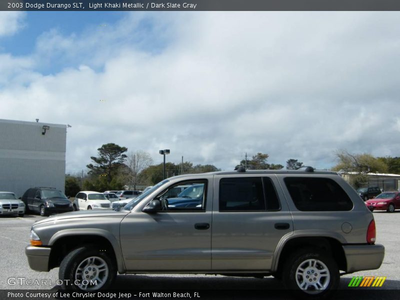 Light Khaki Metallic / Dark Slate Gray 2003 Dodge Durango SLT