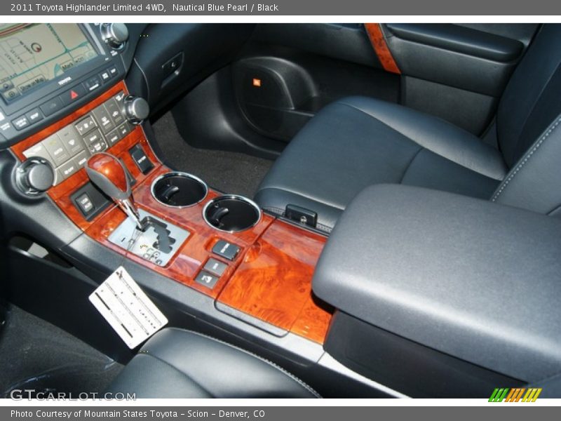 Nautical Blue Pearl / Black 2011 Toyota Highlander Limited 4WD