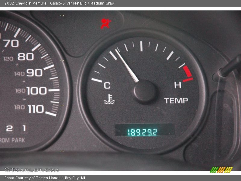 Galaxy Silver Metallic / Medium Gray 2002 Chevrolet Venture
