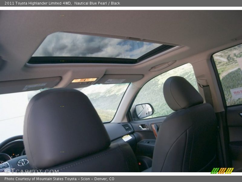 Nautical Blue Pearl / Black 2011 Toyota Highlander Limited 4WD