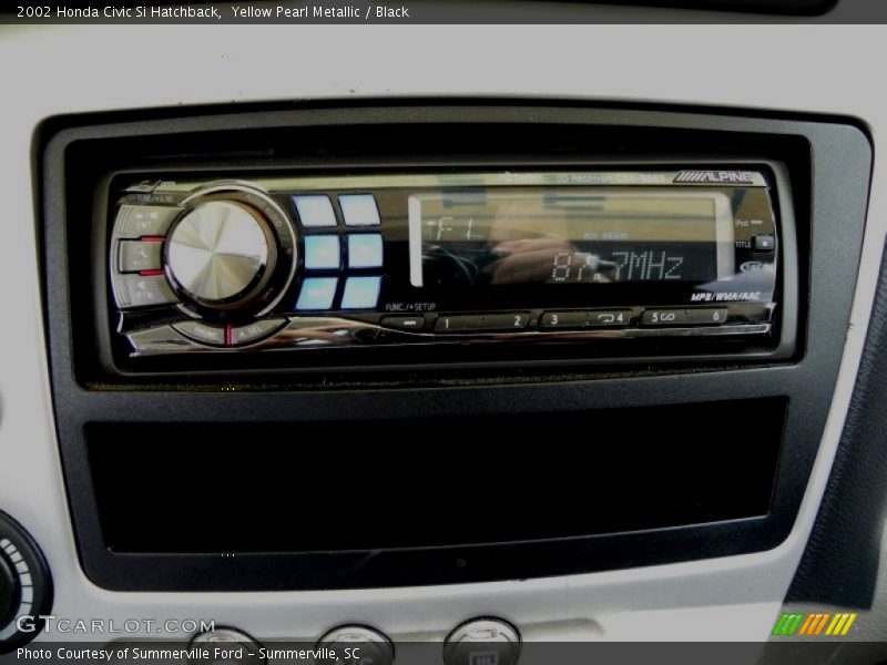 Yellow Pearl Metallic / Black 2002 Honda Civic Si Hatchback