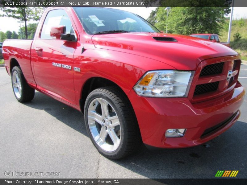 Front 3/4 View of 2011 Ram 1500 Sport R/T Regular Cab