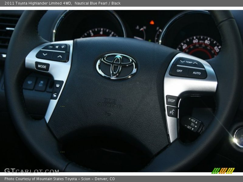 Nautical Blue Pearl / Black 2011 Toyota Highlander Limited 4WD