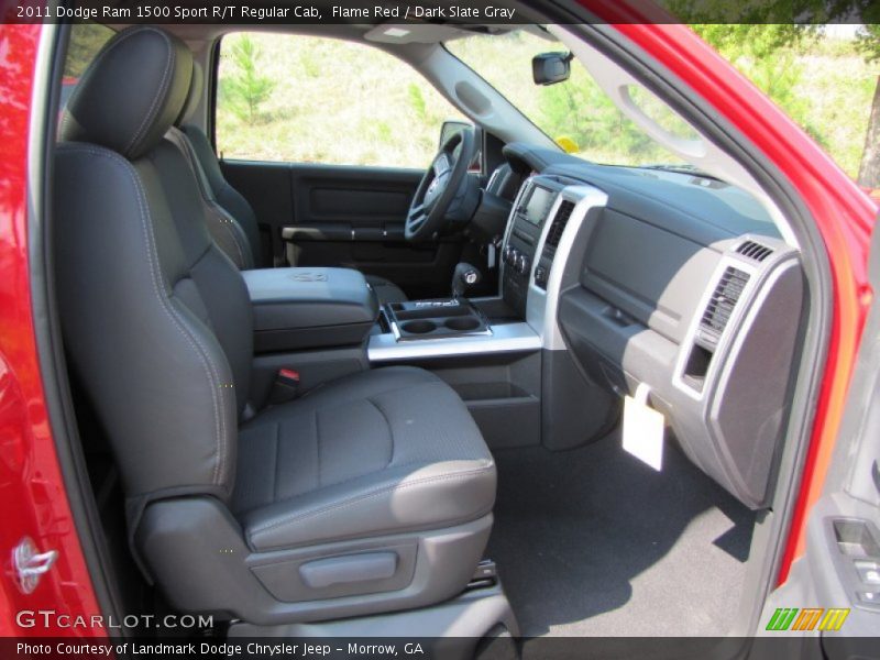 Flame Red / Dark Slate Gray 2011 Dodge Ram 1500 Sport R/T Regular Cab