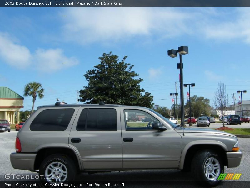 Light Khaki Metallic / Dark Slate Gray 2003 Dodge Durango SLT