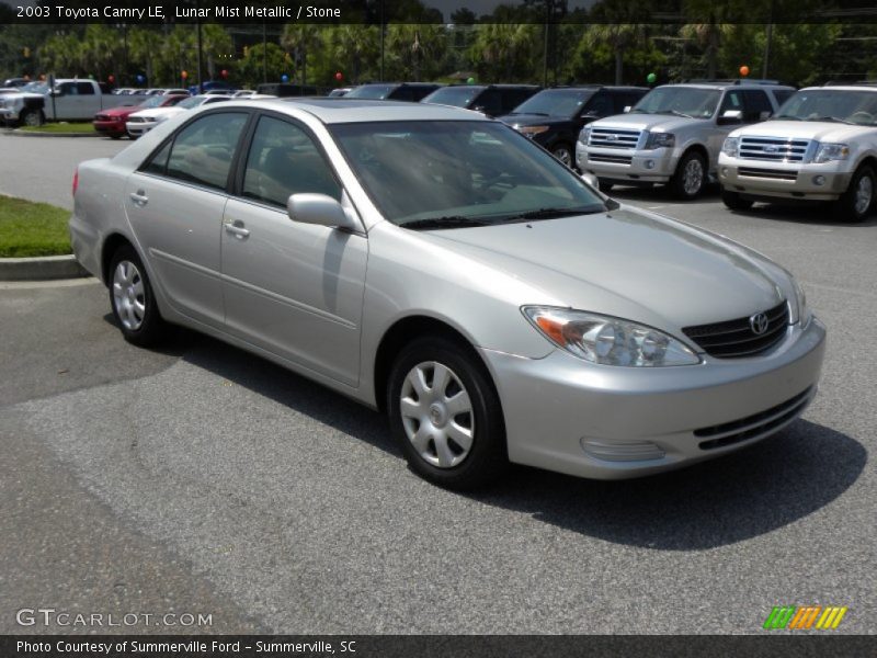 Lunar Mist Metallic / Stone 2003 Toyota Camry LE