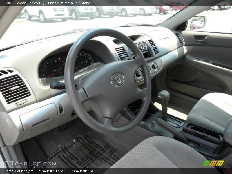 Lunar Mist Metallic / Stone 2003 Toyota Camry LE