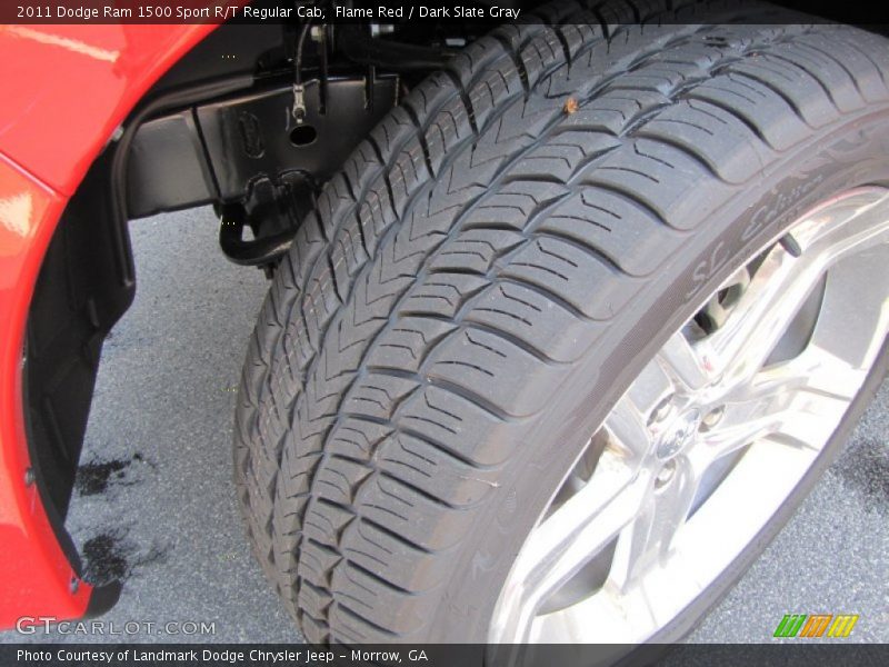 Flame Red / Dark Slate Gray 2011 Dodge Ram 1500 Sport R/T Regular Cab