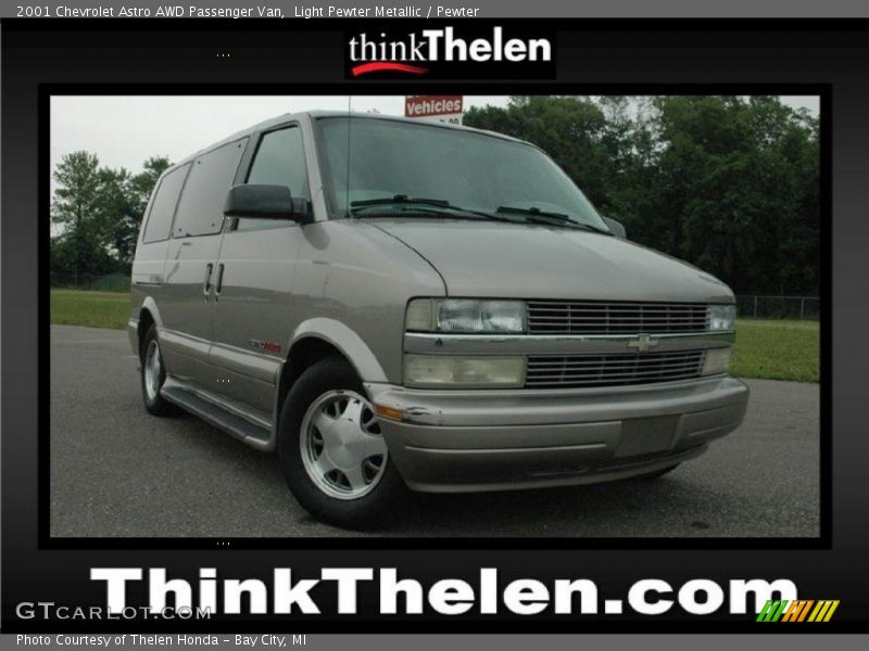 Light Pewter Metallic / Pewter 2001 Chevrolet Astro AWD Passenger Van