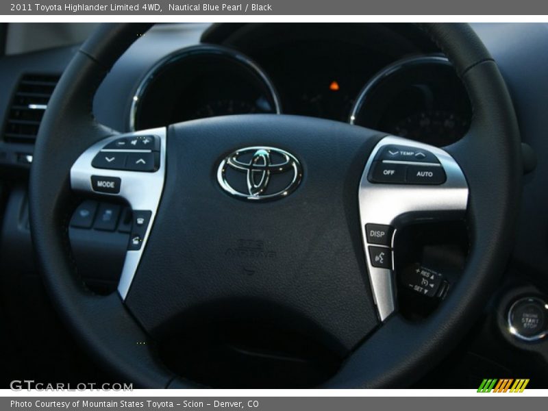 Nautical Blue Pearl / Black 2011 Toyota Highlander Limited 4WD