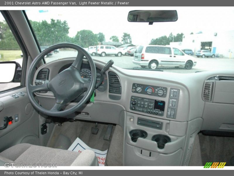 Light Pewter Metallic / Pewter 2001 Chevrolet Astro AWD Passenger Van