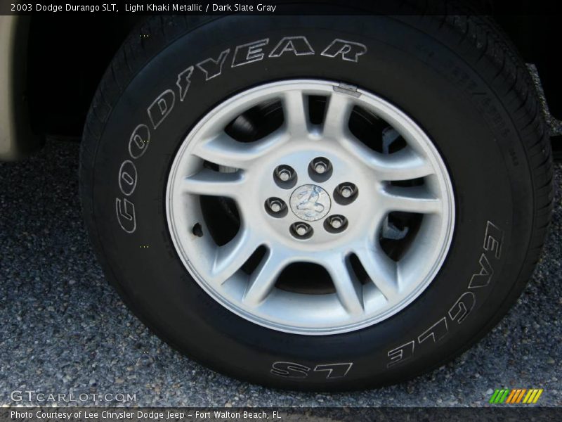Light Khaki Metallic / Dark Slate Gray 2003 Dodge Durango SLT