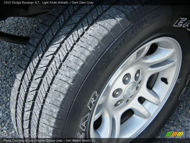 Light Khaki Metallic / Dark Slate Gray 2003 Dodge Durango SLT