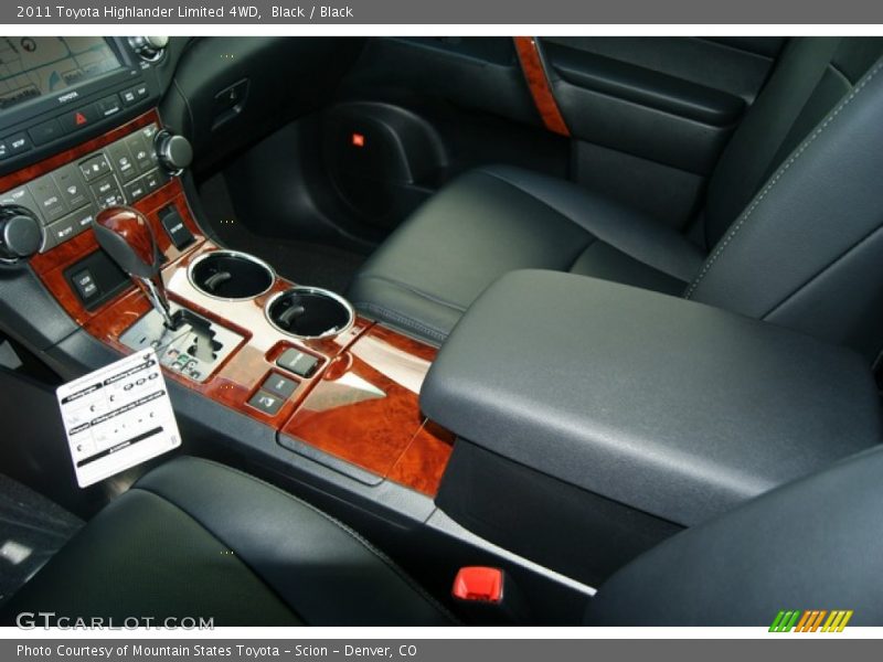 Black / Black 2011 Toyota Highlander Limited 4WD