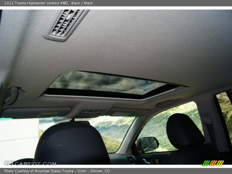 Black / Black 2011 Toyota Highlander Limited 4WD