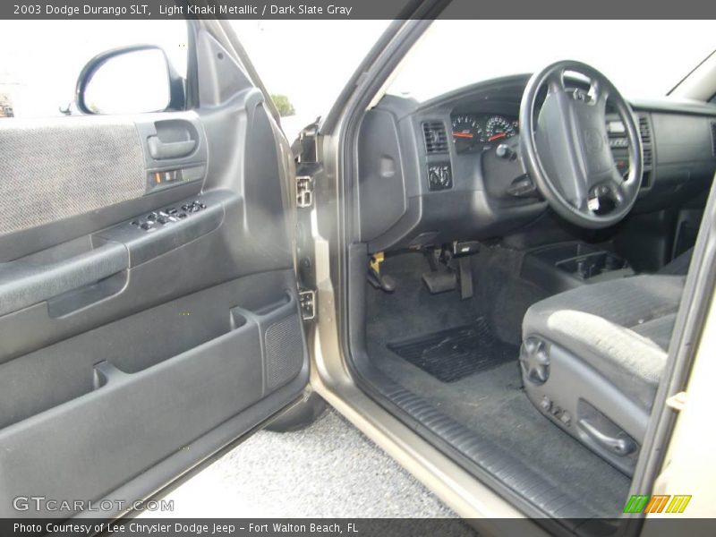 Light Khaki Metallic / Dark Slate Gray 2003 Dodge Durango SLT