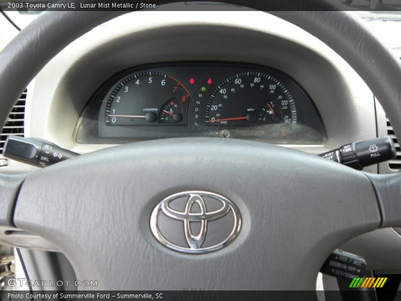 Lunar Mist Metallic / Stone 2003 Toyota Camry LE