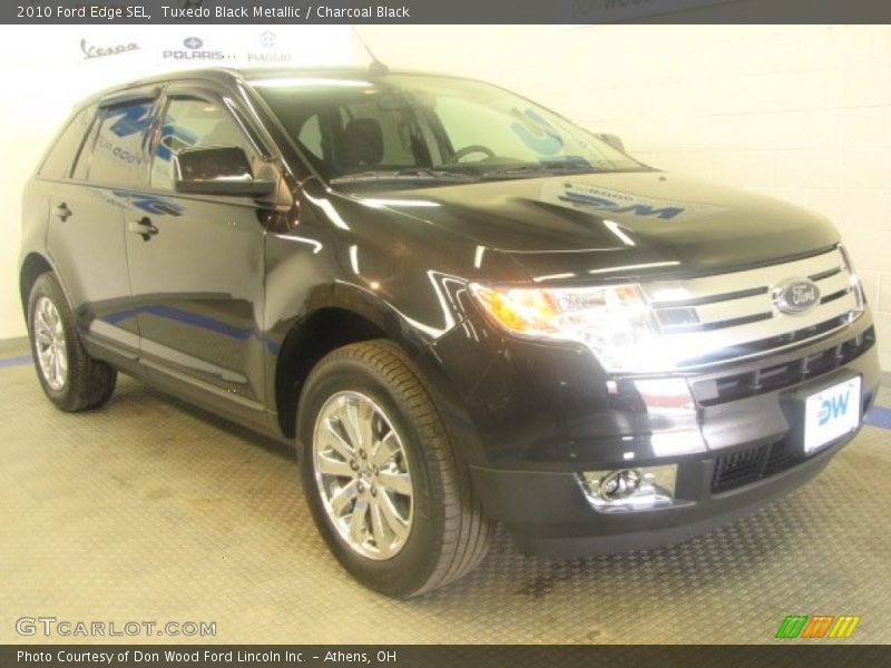 Tuxedo Black Metallic / Charcoal Black 2010 Ford Edge SEL