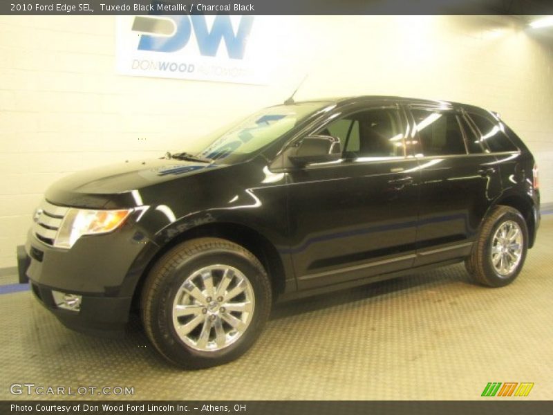 Tuxedo Black Metallic / Charcoal Black 2010 Ford Edge SEL