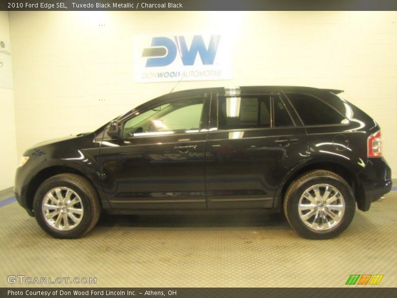 Tuxedo Black Metallic / Charcoal Black 2010 Ford Edge SEL