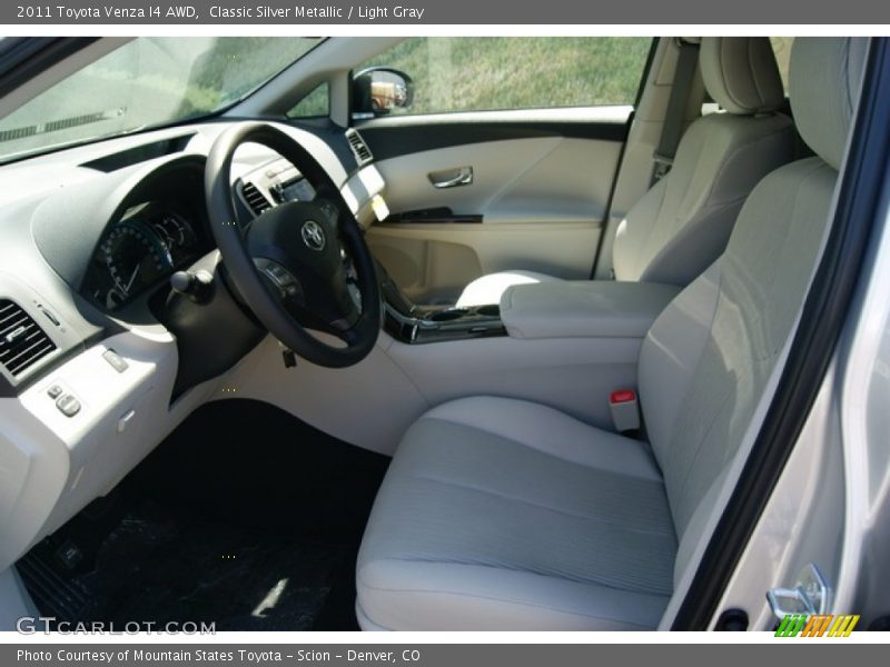  2011 Venza I4 AWD Light Gray Interior