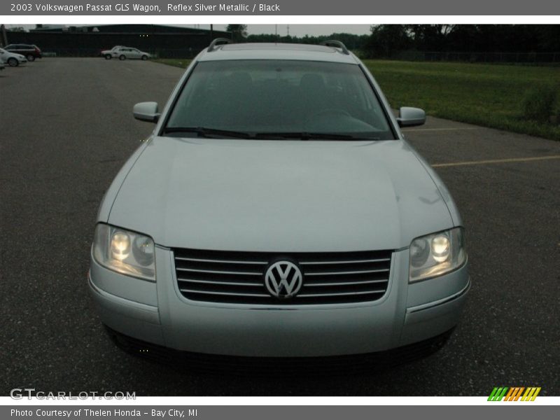 Reflex Silver Metallic / Black 2003 Volkswagen Passat GLS Wagon