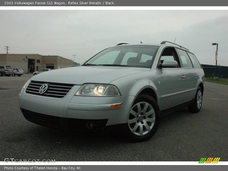 Reflex Silver Metallic / Black 2003 Volkswagen Passat GLS Wagon