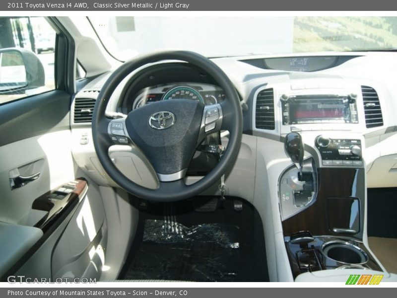 Classic Silver Metallic / Light Gray 2011 Toyota Venza I4 AWD