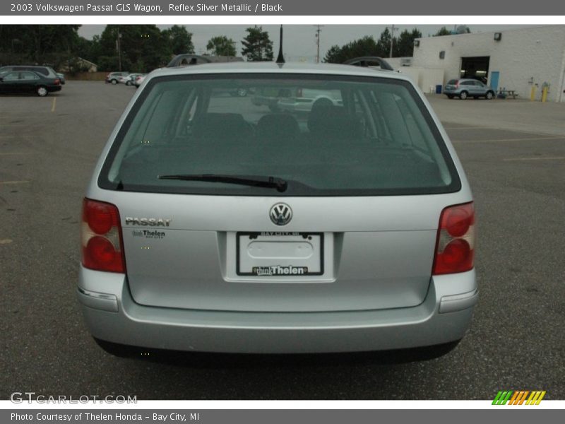 Reflex Silver Metallic / Black 2003 Volkswagen Passat GLS Wagon