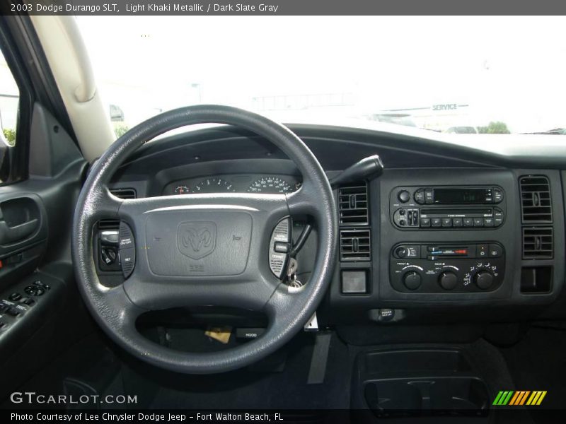 Light Khaki Metallic / Dark Slate Gray 2003 Dodge Durango SLT