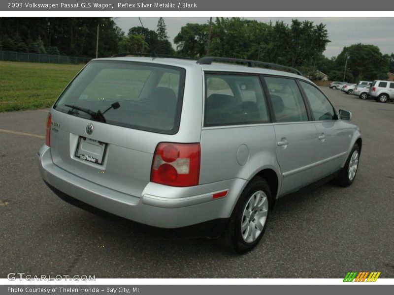 Reflex Silver Metallic / Black 2003 Volkswagen Passat GLS Wagon