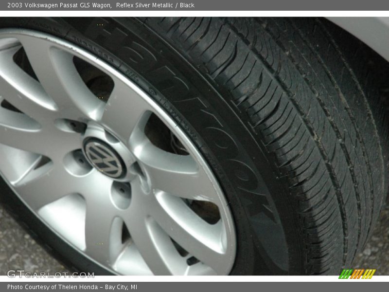 Reflex Silver Metallic / Black 2003 Volkswagen Passat GLS Wagon