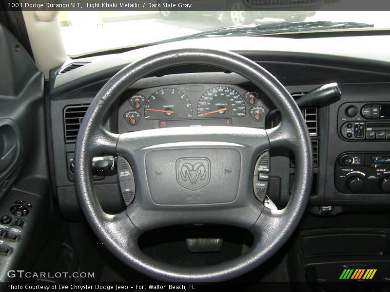 Light Khaki Metallic / Dark Slate Gray 2003 Dodge Durango SLT