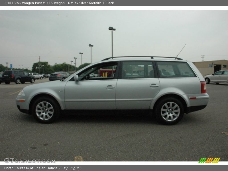 Reflex Silver Metallic / Black 2003 Volkswagen Passat GLS Wagon